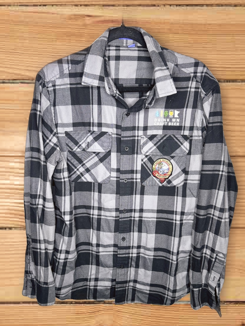 Port Authority MN Castle Danger Craft Brewery Flannel M